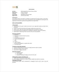 Perform finance analysis, reporting and management. Free 8 Logistics Officer Job Description Samples In Ms Word Pdf