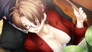 kono yo no hate de koi wo utau shoujo yu-no arima ayumi bra business suit  cleavage game cg megane open shirt tagme | 616992 | yande.re