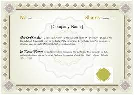 10 Best Free Stock Certificate Templates Word Pdf