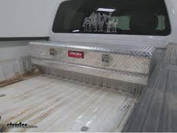 With a truck bed tool box, you can have a sturdy and stationary place for your tools, guns, gear, and other essentials conveniently installed in the bed if you demand quick and easy access to your tools, a crossover toolbox might not be the way to go. Deezee Red Label Truck Bed Toolbox Review Video Etrailer Com