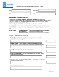 Employee Performance Evaluation Form Templates - Fillable ...