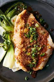 Roasted Fish With Ginger Scallions And Soy Recipe Roast Fish Soy Recipes Nyt Cooking