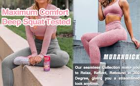 In that sense, gymshark leggings are supposed to be tight. Amazon Com Murandick Seamless Workout Leggings For Women High Waisted Yoga Pants Butt Lifting Gymshark Tummy Control Commpression Tights Clothing