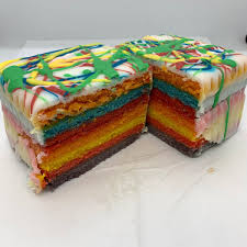 Passover is approaching, as is the scramble to come up with a dessert to bring to the seder you've been invited to. Passover Rainbow Seven Layer Cake By Butterflake Bakery Goldbelly