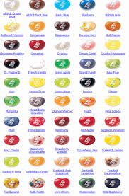 Jelly Belly Flavor Chart Jelly Bean Flavors Jelly Belly