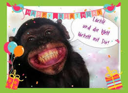 Geburtstag happy birthday geburtstagsbilder geschenk glückwunsch. Mobel Wohnen Geburtstagskarte Alles Gute Zum Geburtstag Lustig Tiere Lurv Affe Karten Einladungen