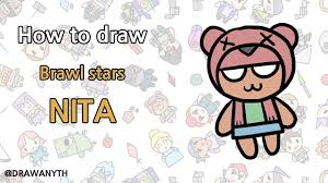 Dann hast du bestimmt schon den ein oder anderen lieblingscharakter gefunden. How To Draw Nita Brawl Stars Youtube