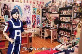 Whats Your Otaku Room Like Check Out These Great Items To Decorate Your Room Click For More Otaku Room Gamer Room Decor Nerd Room