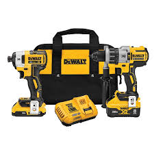 Black And Decker 20v Lithium Battery Charger Lowe S Dewalt Power Detect Xr Power Detect 2 Tool 20 Volt Max Brushless Power Tool Combo Kit With Soft Case Charger Included And 2 Batteries Included Lowes Com In 2020 Combo Kit Dewalt Work Tools