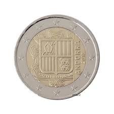 Andorre la pièce 2 € euro commémorative la plus rare d'andorre et avec la meilleure cotation et valeur est: Piece Officielle Monnaie 2 Euros Collection Andorre 2015 Unc Armoiries Philatelie72