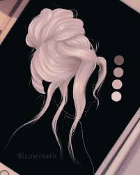 In this video, i show you guys how you can draw realistic hair by using simple techniques on procreate. Hair Hairstyle Digital Drawing On Procreate Laurenceveillx Digital Art Tutorial Digital Painting Tutorials Digital Painting Photoshop