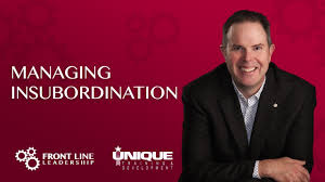 Insubordination is a direct or indirect refusal by an employee to perform a legal, ethical, and reasonable directive from a manager or supervisor when the directive has been clearly understood or acknowledged. Managing Insubordination Youtube