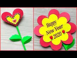 This handmade card is full of special touches! New Year 2020 Card Making Handmade Easy How To Make Easy And Beautiful Card For New Year Youtube