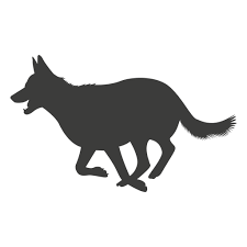 German Shepherd Running Silhouette Ad Shepherd Running Silhouette German Running Silhouette Silhouette Png Cute Animal Photos