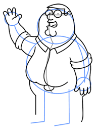 This will be the starting point for both your legs. How To Draw Peter Griffin How To Draw Cartoons