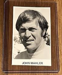 1970s USAC Champ Car Driver Small Press Photo, John Mahler