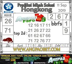 Data Togel Hongkong Dua Angka