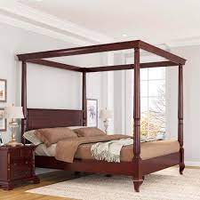 Mirrors keep a copy of some or all of the contents of… beds with four posts that are connected together by rods at the top. Cayuta Traditional Style Solid Mahogany Wood Platform Canopy Bed