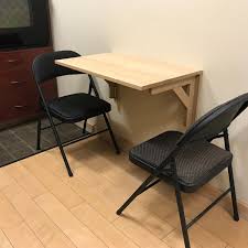 Wall Mounted Folding Table Wall Mounted Table Murphy Table Etsy In 2020 Wall Mounted Folding Table Wall Mounted Table Fold Down Desk
