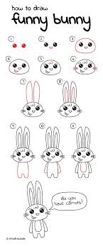 How To Draw Funny Bunny Easy Drawing Step By Step Perfect For Kids Let S Draw Kids Http Letsdrawkids Com Easy Drawings Bunny Drawing Drawing For Kids