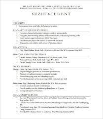 15 Sample High School Resume Templates Pdf Doc Free Premium Templates