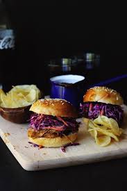 Smoky Bbq Pulled Pork Burgers Slaw Street Food Monday The Sugar Hit Recipe Pulled Pork Burger Food Pork Burgers