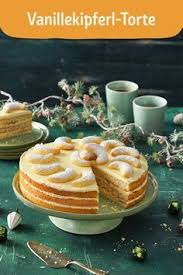 Vanillekipferl Torte Rezept Rezept Vanillekipferl Backideen Dessert Rezepte