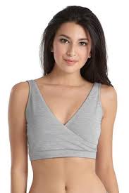 Lamaze Cotton Sleep Bra In Heather Grey