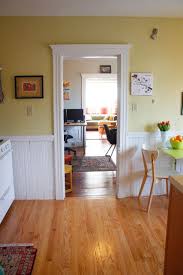Emily Nate S Cozy Cocoon House Tour Yellow Kitchen Walls Home Yellow Kitchen