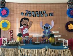Lilo And Stitch Party Lilo And Stitch Birthday Party Design Hawaiian Birthday Party
