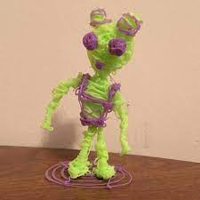 Original Alien Toy Creation Made Using The Mynt3d 3d Printing Pen 3d Pen Pen Inspiration 3d Pen Art