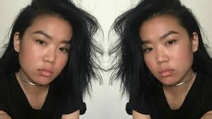 Sophia bleached out the black box colour, revealing a red tone that's in the dye. Dye My Hair Bleached Blonde To Blue Black Youtube