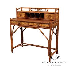 See more ideas about bamboo, furniture, bamboo chair. Vintage Bamboo Rattan Writing Desk And 50 Similar Items