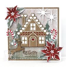 Winter Wonderland Joy Crafts Cartes De Voeux Carte Noel Maison De Noel