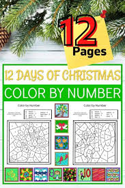 A few boxes of crayons and a variety of coloring and activity pages can help keep kids from getting restless while thanksgiving dinner is cooking. Christmas Color By Number Printables Little Bins For Little Hands