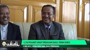 Pembayaran akan dibuat hujung bulan ini melibatkan seramai 15,000 penjawat awam johor, ujarnya. Terengganu Umum Bonus Raya Penjawat Awam Minggu Depan Cute766