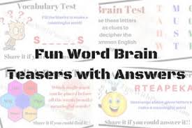 Are you preparing for the competitive exams? Fun Word Brain Teasers With Answers To Challenge Your Mind