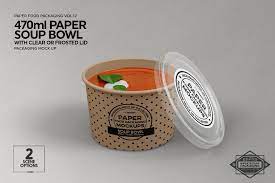 Download Paper Soup Cup Mockup Paper Cup Design Food Packaging Food Packaging Design
