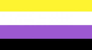 Pastel non binary flag color palette. Non Binary Pride Flag The Third Planet Bellingham