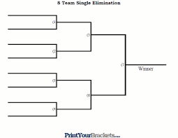 Check spelling or type a new query. 8 Team Single Elimination Printable Tournament Bracket Printable Brackets Bracket Printables