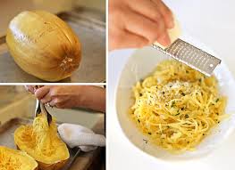 The squash is done when you can pierce the exterior with a fork. How To Bake Spaghetti Squash Tasty Kitchen Blog