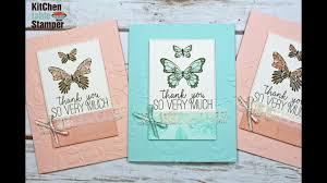 Maybe you would like to learn more about one of these? Thank You Card And Host Codes Butterfly Gala Card Making Tutorial