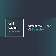 Proof of stake enables the parties willing in securing a network, to deposit a part of their tokens, their stake, to be able to produce new blocks. Crypto V 3 Proof Of Capacity By Feyd27 On Altcoin Magazine By Feyd27 The Capital Medium