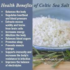Natural celtic sea salt supplies all 82 trace minerals needed by the human body for optimal health and hydration. Benefits Of Celtic Sea Salt Celtic Sea Salt Sea Salt Benefits Health