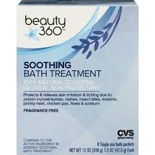 Bath treatment is indicated provide itchy skin. Aveeno Oatmeal Bath 8 Ct