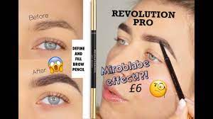Thick brows aren't jus learn how to fill in and define your eyebrows, with simple tips from makeup pro nico guilis. Define Fill Brow Pencil Precision Microblade Effect Revolution Pro In Depth Review Tutorial Youtube