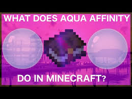 It basically makes mining underwater the same speed as mining on land. What Does Aqua Affinity Do In Minecraft Find Out Here Fiction Horizon