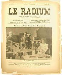 Marie curie was the founder of radium. The First Issue Of Le Radium 1904 Marie Curie Marie And Pierre Curie Nuclear History