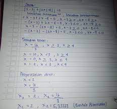 Tentukan nilai x yang memenuhi. Tentukan Nilai X Yang Memenuhi Persamaan Berikut X 3 2x 8 5 Jawab Nya Pake Cara Definisi Plus Brainly Co Id