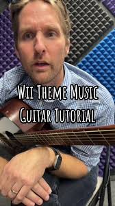 Wii Theme Music Guitar Tutorial #wii #nintendo #mii #marioparty  #mariopowertennis #gamecube #guitarlesson #videogamemusic #supermario